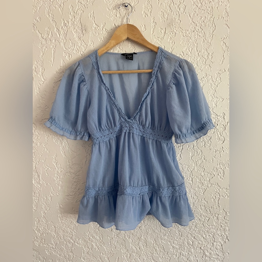 Romantic RARE Vintage Y2K Babydoll Coquette Top